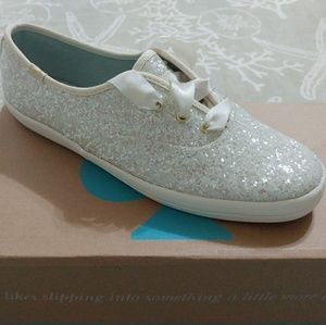 Kate Spade Glitter Wedding Keds